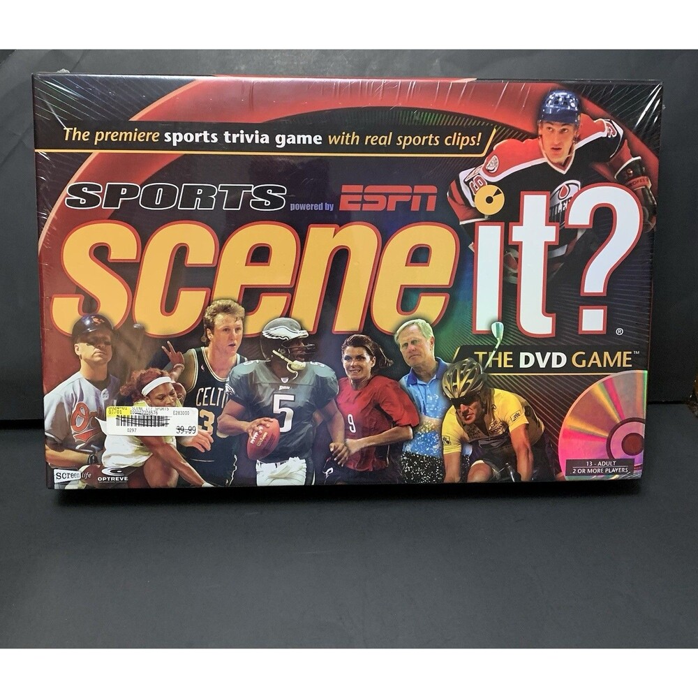 Scene It DVD Sports Trivia Game Powered By ESPN 2005 Sealed
